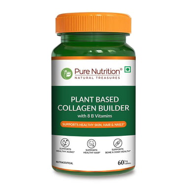 Pure Nutrition Plant Based Collagen Builder,  60 tablet(s)  Unflavoured 
