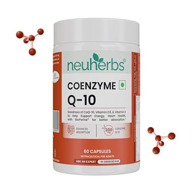 Neuherbs Coenzyme Q10,  60 capsules 