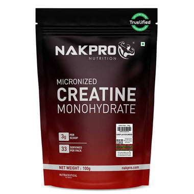 Nakpro Creatine Monohydrate,  Unflavoured  0.22 lb 
