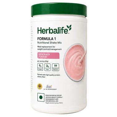 Herbalife Formula 1 Nutritional Shake Mix, 0.5 kg Rose Kheer
