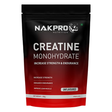 Nakpro Creatine Monohydrate,  Unflavoured  0.55 lb 