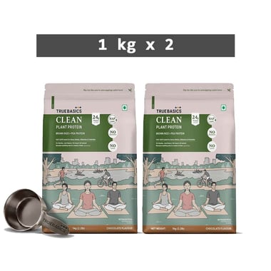TrueBasics Clean Plant Protein, 4.4 lb Chocolate
