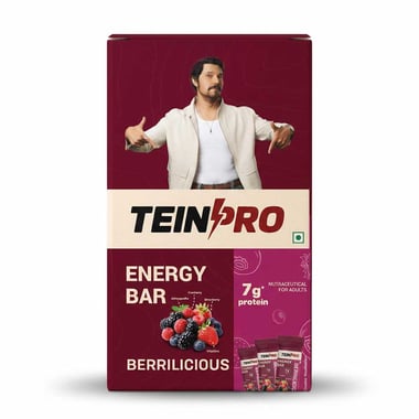 TeinPro Energy Bar,  4 bar(s)  Berrilicious 