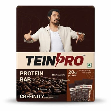 TeinPro Protein Bar 20g Protein, 4 bar(s) Caffinity