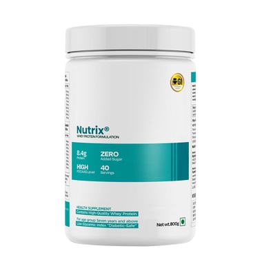 Nutrix Whey Protein Powder,  1.76 lb  Unflavoured 