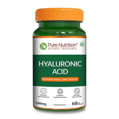 Pure Nutrition Hyaluronic Acid,  Unflavoured  60 veggie capsule(s) 