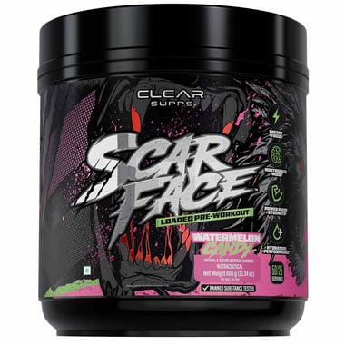 Clear Supps Scarface Loaded Pre Workout,  1.33 lb  Watermelon Candy 