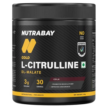Nutrabay Gold Citrulline Malate,  0.26 lb  Cola 