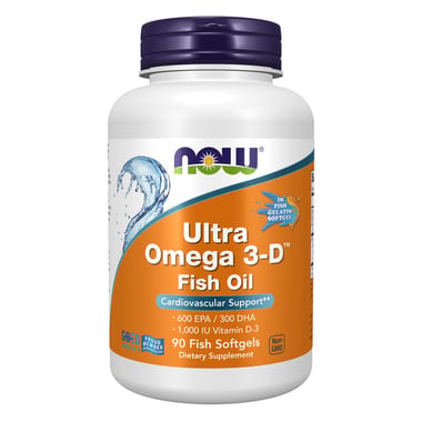 Now Ultra Omega 3-D,  90 softgels 