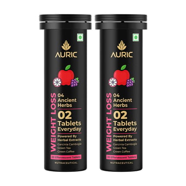 Auric Weight Loss Effervescent Red Apple, 40 tablet(s)