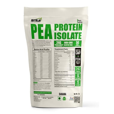 NutriJa Pea Protein Isolate, 1 lb Banana