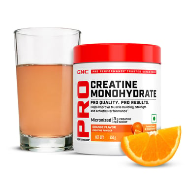 GNC Pro Performance Pure Micronized Creatine Monohydrate,  Orange  0.55 lb 