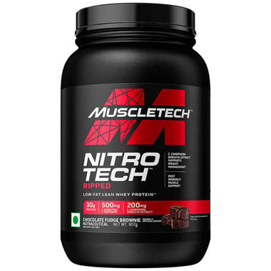 MuscleTech Performance Series NitroTech Ripped, 2 lb Chocolate Fudge Brownie