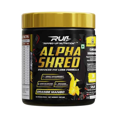 Ripped Up Nutrition Pro Series Alpha Shred, 0.33 lb Orange Mango