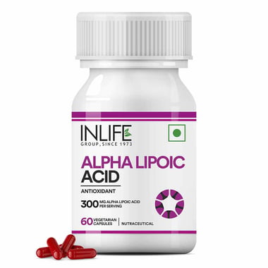INLIFE Alpha Lipoic Acid ALA 300mg, 60 veggie capsule(s)