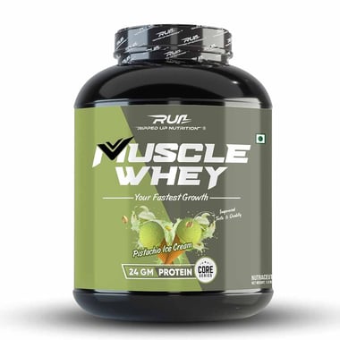 Ripped Up Nutrition Muscle Whey, 4 lb Pistachio Ice Cream
