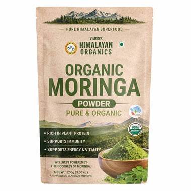 Vlado's Himalayan Organics Organic Moringa Powder,  200 g 