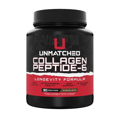 Unmatched Collagen Peptide-6, 454 g Chocolate