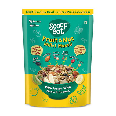 Scoopeat Millet Muesli,  400 g  Fruit & Nut 