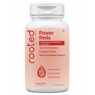Rooted Active Naturals Power Reds, 60 tablet(s)