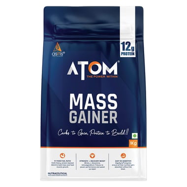AS-IT-IS Nutrition ATOM Mass Gainer, 2.2 lb Mango Fusion