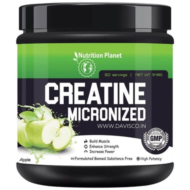 Nutrition Planet Creatine Micronized, Green Apple 0.76 lb
