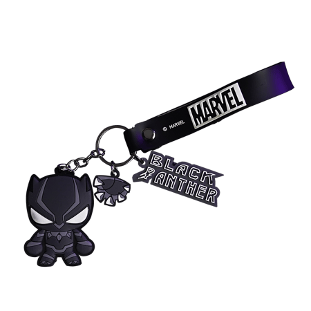 Black Panther PVC Keychain