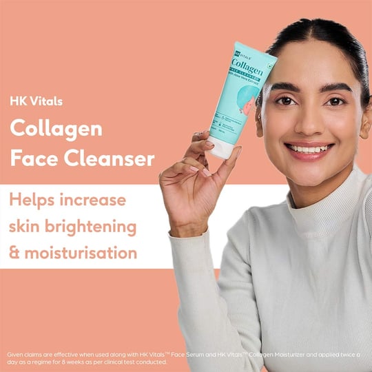 7 - HK Vitals Collagen Face Cleanser by HealthKart,  100 ml  with Aloe Vera 