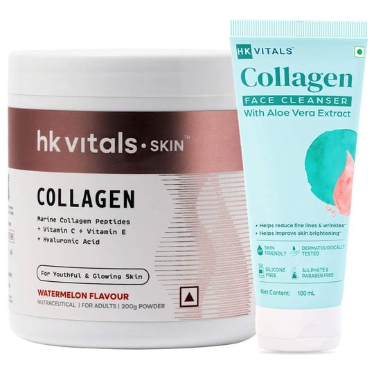 HK Vitals Skin Radiance Collagen 200 g Watermelon & Collagen Face Cleanser Combo
