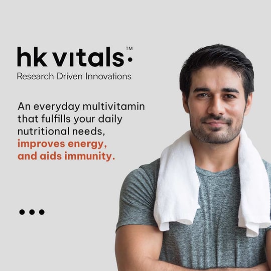 3 - HK Vitals Multivitamin with Zinc & Vitamin C, 90 tablet(s) Unflavoured