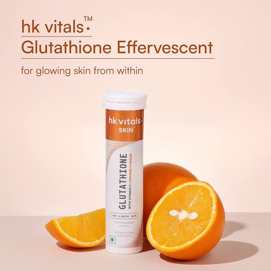 1 - HK Vitals Glutathione Effervescent with Vitamin C,  Orange  30 tablet(s)