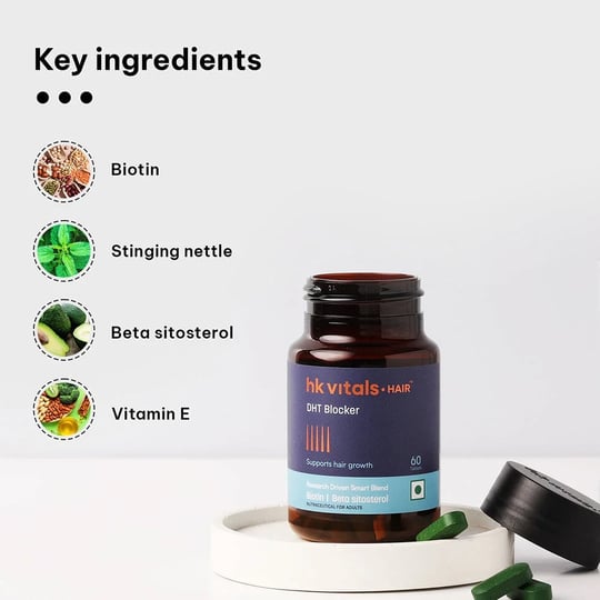 DHT Blocker with Biotin 60 Tabs Pack of 2