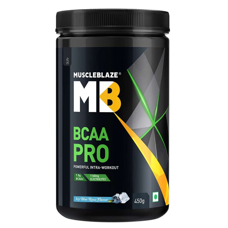 3 - MuscleBlaze BCAA Pro,  0.99 lb  30 Servings  Icy Blue Razz 
