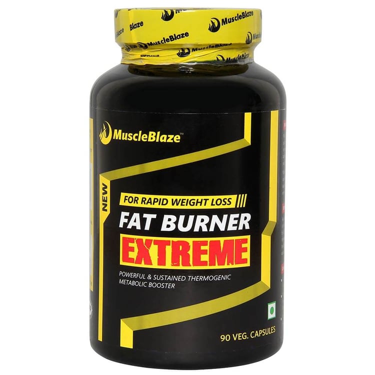 MuscleBlaze Fat Burner Extreme,  90 veggie capsule(s)  Unflavoured 