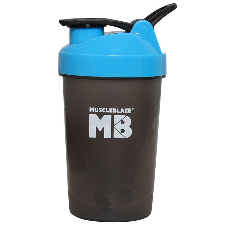 MuscleBlaze Fighter Shaker,  Blue  400 ml 
