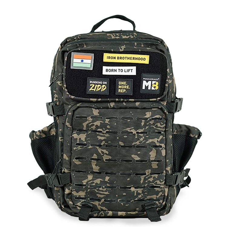 MuscleBlaze Tactical Backpack, 45 L, Camo Edition