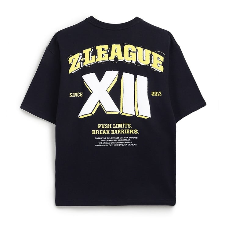 3 - MuscleBlaze Z-League T-Shirt,  Small  Black 