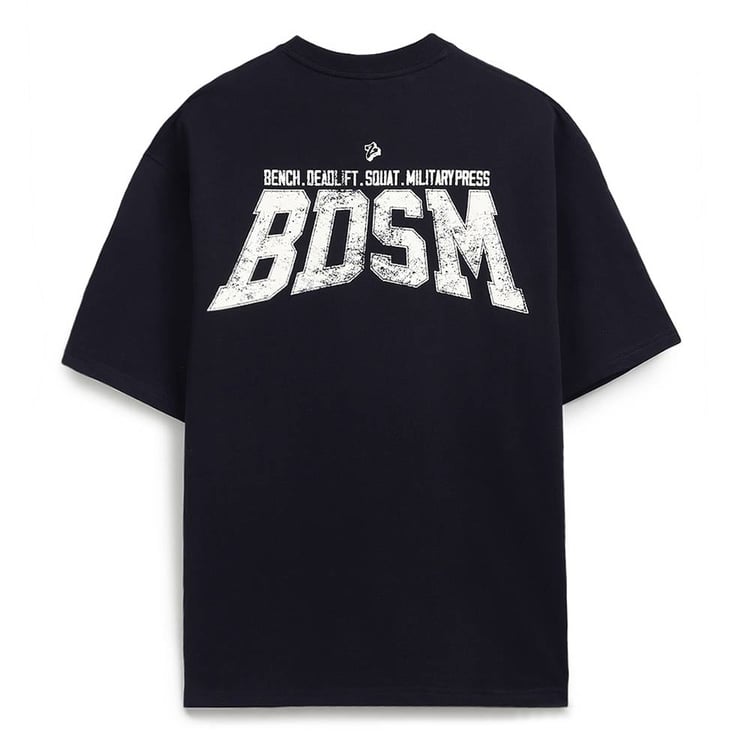 1 - MuscleBlaze Carnage Oversized Tshirt,  Small  Black 