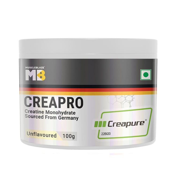 10-(7 - MuscleBlaze CreaPRO Creatine with Creapure® Powder from Germany,  0.22 lb  Unflavoured 