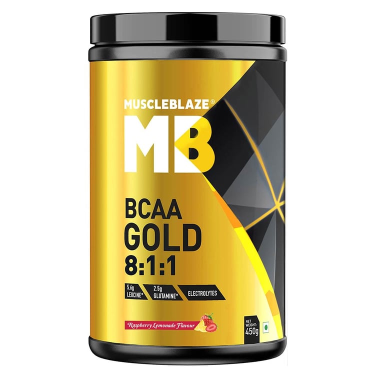 1 - MuscleBlaze BCAA Gold,  0.99 lb  Raspberry Lemonade 