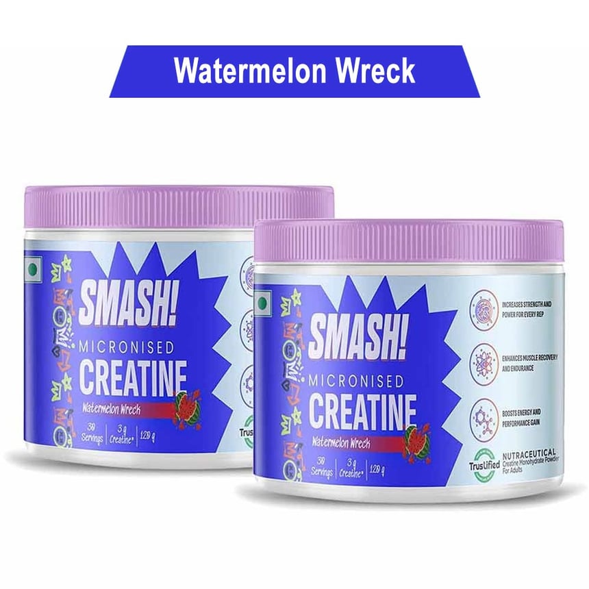 240g Micronised Creatine Monohydrate Watermelon Wreck (120g X 2)